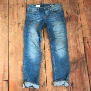 GAP 1969 Denim Jeans Boyfriend Real Straight 25R